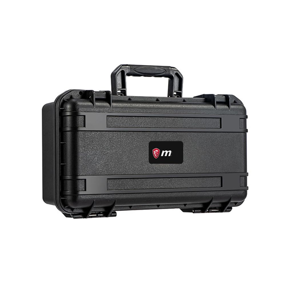 LiLiTok étui de transport rigide pour MSI Claw A1M, résistant aux chocs, portable pour accessoires de console, Noir