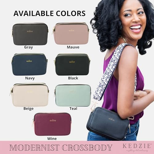 KEDZIE Color Pop Modernist Vegan Leather Crossbody Shoulder Compact Camera Shape Bag For Women With Adjustable Strap4