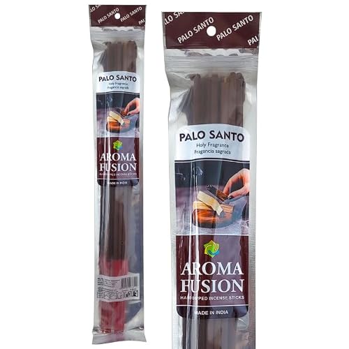 Aroma Fusion 19" Jumbo Hand Dipped Premium Incense (10-Stick Pack) - Choose Your Scent (Palo Santo)
