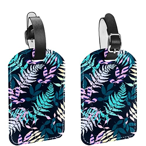 Étiquette à bagages tropicale pour sac de voyage et valise cabine lors de vos vacances