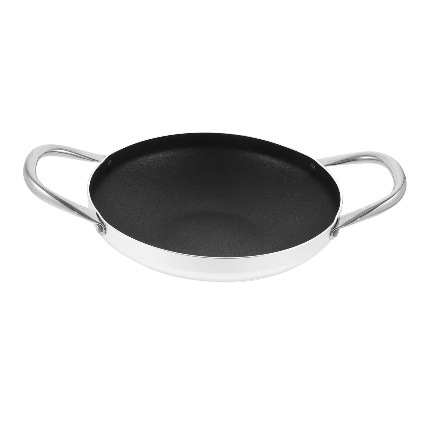 OKUMEYR Home Cooking Pan Aluminum Paella Pan Double Handle Rapid Heat Transfer Safe Cooking