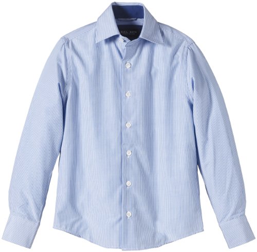 G.O.L. Jungen Hemd mit Eton-Kragen, Slimfit, Einfarbig, Gr. 152, Blau
