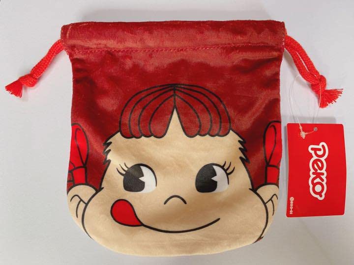 ペコちゃんハンドタオル巾着