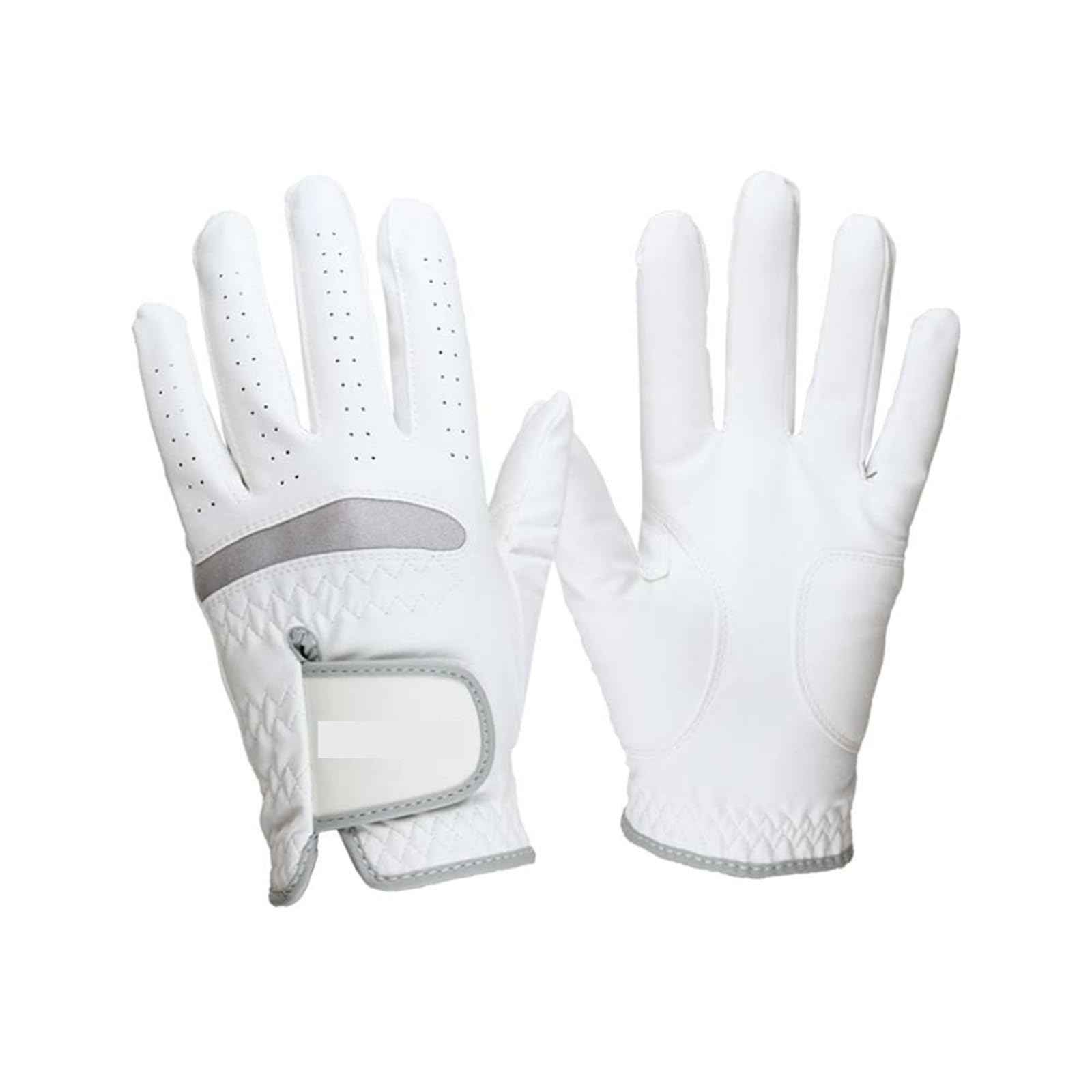 Genérico Guantes de Golf Antideslizantes de Cuero Cabretta compatibles
