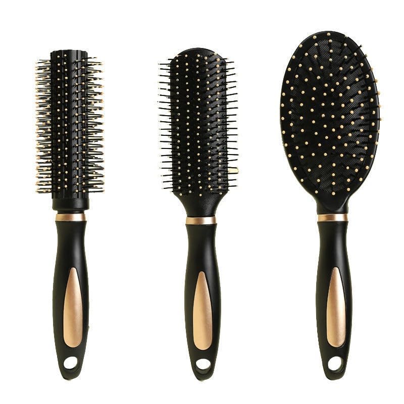 Household Curling Comb Male Female Inflatable Styling Round Cylinder Brush