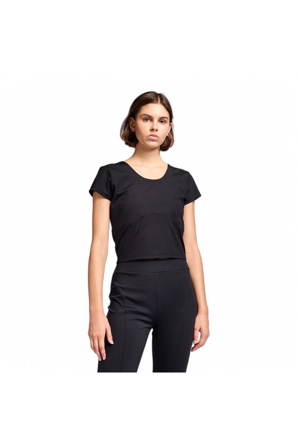 Lescon 25B-2056 ANTRENMAN KISA KOL TSHIRT, Sıyah