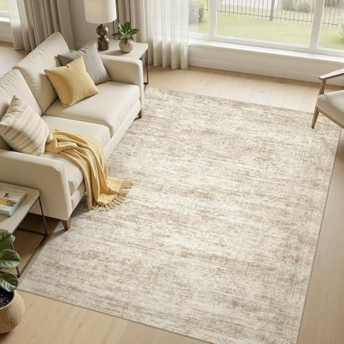 Image of cotiled 5x7 Area Rugs Abstract Distressed Washable Large Living Room Rug