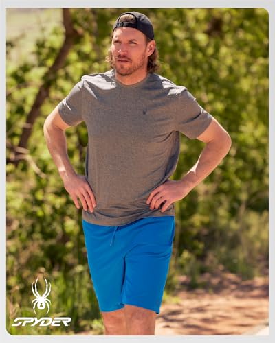 Spyder Mens Athletic Shorts - Lightweight Performance Stretch Gym Shorts for Men with Pockets for Workout & Running 8" Inseam3