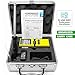 Hydrogen Sulfide Analyzer by Forensics | USA NIST Traceable Calibration | H2S Monitor | Computer Data Logging | Built-in Pump & 4ft Probe | 0.1ppm Resolution |