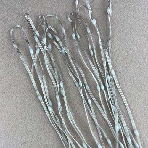 WENWENLEE DC12V 100ct SK6812/WS2811 LED Pebble String Lights; RGB Addressable Full Color; IP65; 3D 360 Degree Lighting(10CM SPACING_100 LEDs_6-10W)