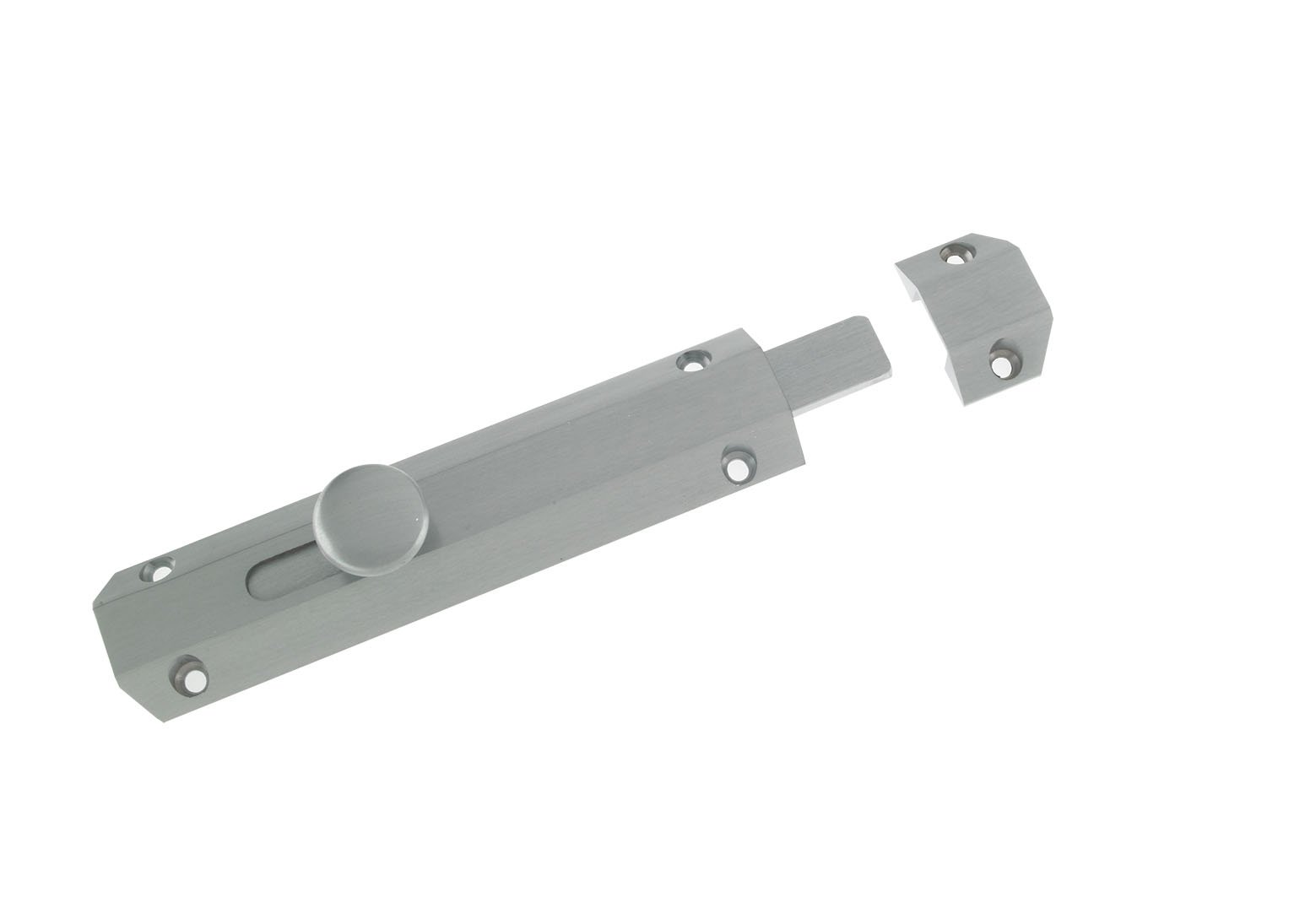ZAB100BSC 150mm Satin Chrome Heavy Duty Surface Bolt