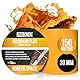 PROCREA® 3x Premium Goldband Klebeband UV [Vorteilspack 3x 30 mm] Oranges Kreppband Malerband für innen & außen - Wasser- & Hitzebeständiges Abklebeband zum Streichen, Lackieren und Renovieren