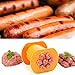 Macchina Carne Fatta Fai Da Te Salsiccia Manuale Tubo Salsiccia Manuale Maker Stampo Salsicce Hot Dog Macchina Per Salsicce Non Appiccicosa Ideale Per Pasti In Famiglia e Picnic All Aperto Arancia