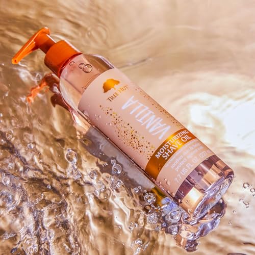 tree hut vanilla moisturizing shave oil gel-to-oil formula ultra hydrating barrier for a close smooth shave for all skin types 77 fl oz