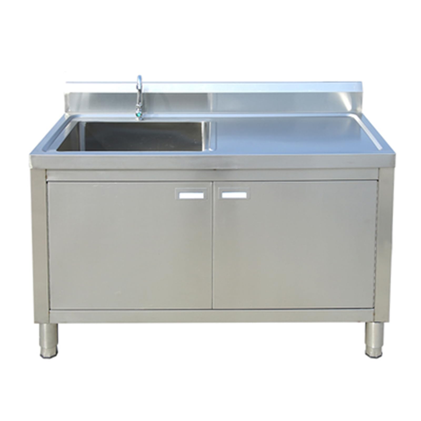 Stainless Steel Laundry Utility Sink With Washboard 31.5 * 18.9in Top - View #9