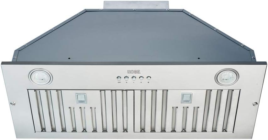KOBE Range Hoods INX2930SQBF-500-1 Built-In/Insert Range Hood, 30", Stainless Steel