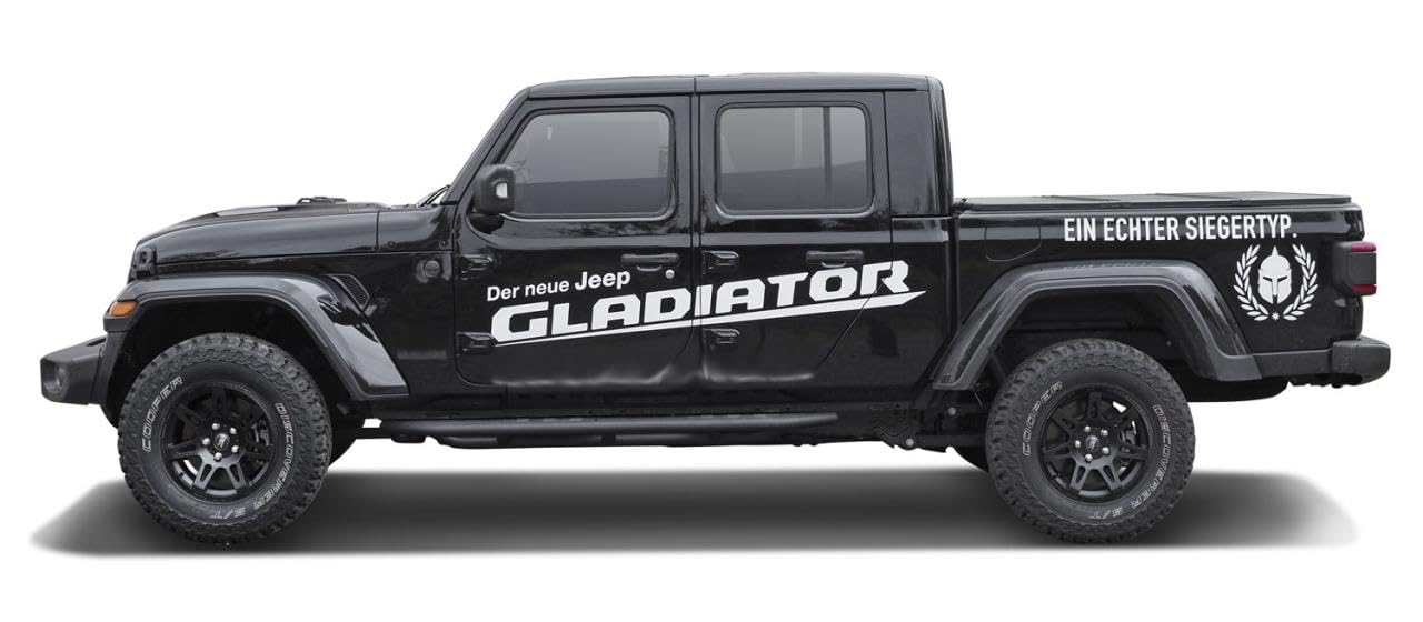 Cerchio in Lega 4X Extreme Black Edition 8,5x17 Pollici 5x127 ET +30 Nero Opaco, Compatibile con Gladiator JT (2019-2024)