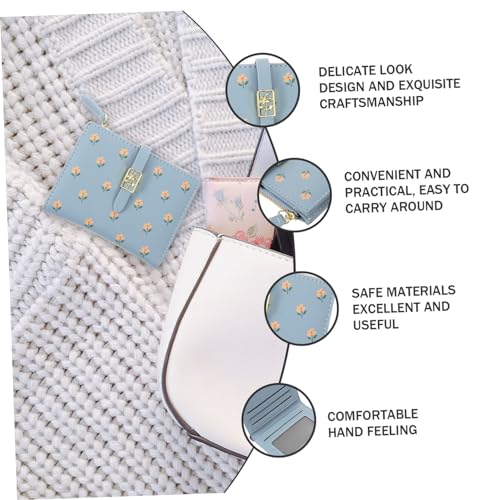 BESPORTBLE Cute Cartoon Zipper Wallet for Women Compact and Portable Small Purse Decorative Design for Travel and Everyday Use and Card Holder3