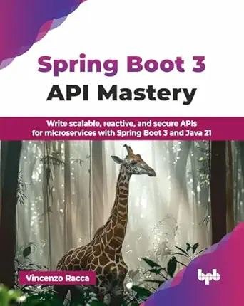 Spring Boot 3 API Mastery: Write scalable, reactive, and secure APIs for microservices with Spring Boot 3 and Java 21 (English Edition) book cover