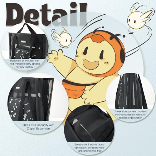 Beach Bag, Large Mesh Beach Bag Waterproof Sandproof, Beach Toy Tote Bag, Pool Bag with Pockets,Comfertable Strap4