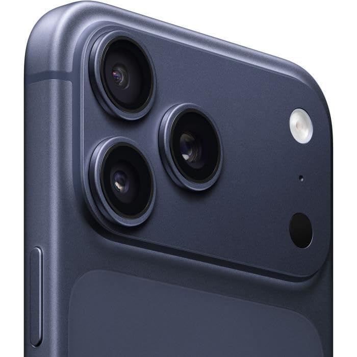 Apple iPhone 17 Pro Max 256 GB: ekran 6,9 cala, chip A19 Pro, czas nagrywania na iPhonie, system kamer Pro Fusion, przednia kamera Center Stage; Intensywny niebieski