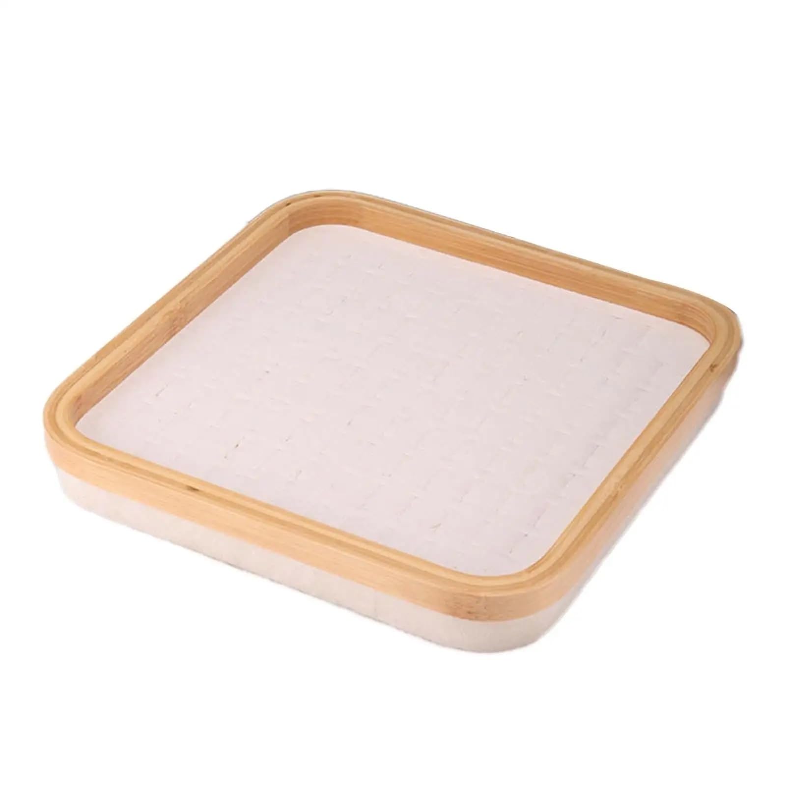 LLXYWJ Bandeja de joyería Organizador de Joyas Caja de Almacenamiento de Joyas Pendientes Pulseras Bandeja de joyería para encimera para Pendientes, Collar, Anillo y Pulsera (Gris)