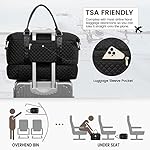 LOVEVOOK Travel Duffle Bag,Weekender Bags for Women with Shoe Compartment，Carry on Overnight Bag with Toiletry Bag,Gym Duffel Bag with Wet Pocket, Hospital Bags for Labor and Delivery - Image 4