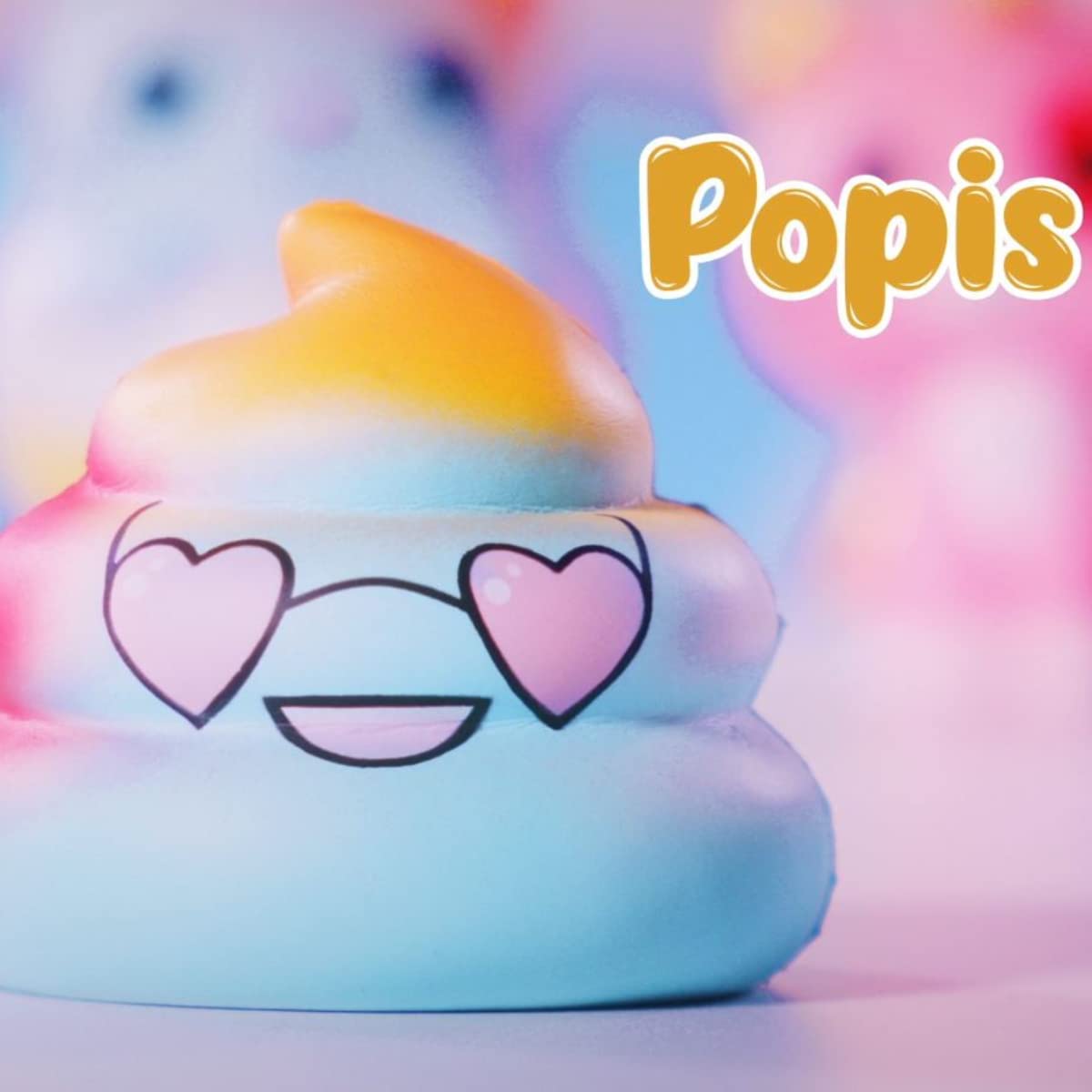 Sbabam, Doki Doki Squishy Galaxy and Rainbow, gry dla dzieci z kioskiem, zabawki Squishy, małe miękkie gumowe lalki, zestaw 3 saszetek, pomysły na prezenty dla dzieci, od 3 lat