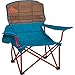 Kelty Lowdown Camping Chair, Deep Lake/Fallen Rock - Portable, Folding Chair for Festivals, Camping and Beach Days - Updated 2019 Model