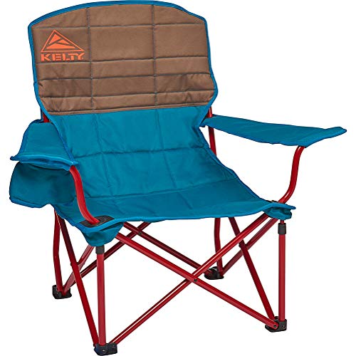 Kelty Lowdown Folding Chair, Camping Seat for Backyard Parties, Soccer Saturdays, Concerts, Beach, Tailgating (Lake)