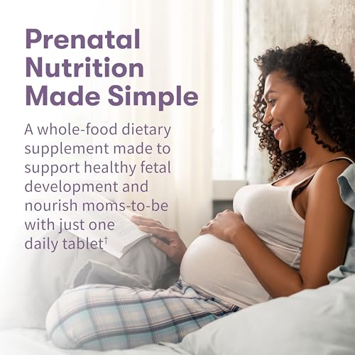 Image of Garden of Life Organics Prenatal Vitamin: Folate for Energy & Healthy Fetal Development, Non-constipating Iron, Vitamin C, B6, B12, D3 - Organic, Non-GMO, Gluten-Free, Vegan, 30 Day Supply (Pack of 6)