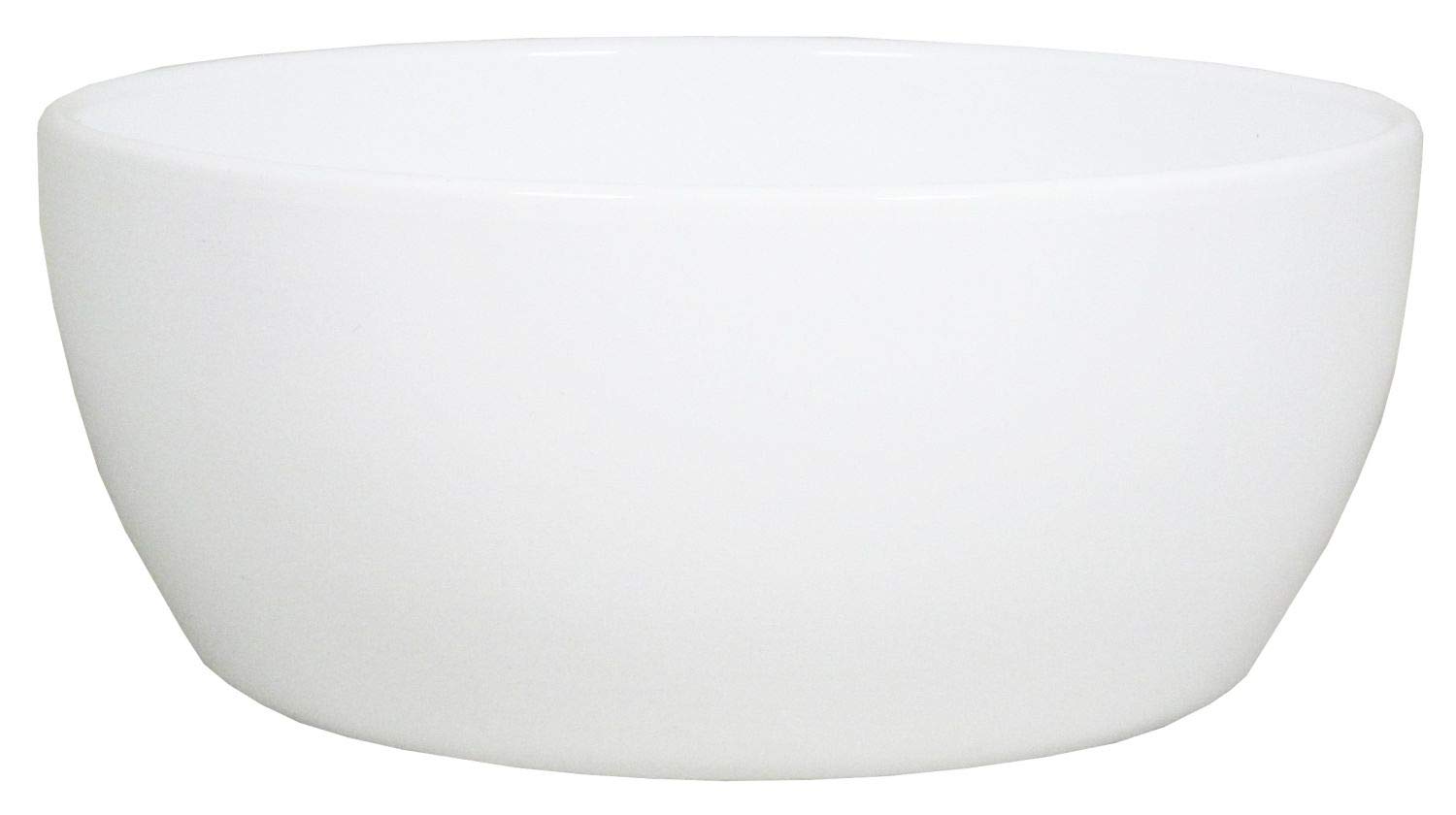 INNA-Glas Ceramic flower bowl, Ø24,5cm, 9,5cm, white