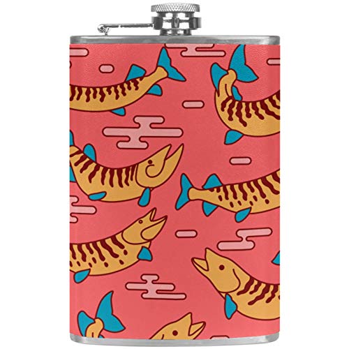 Flasque à whisky design poisson, le cadeau idéal pour les buveurs et fêtards - 2