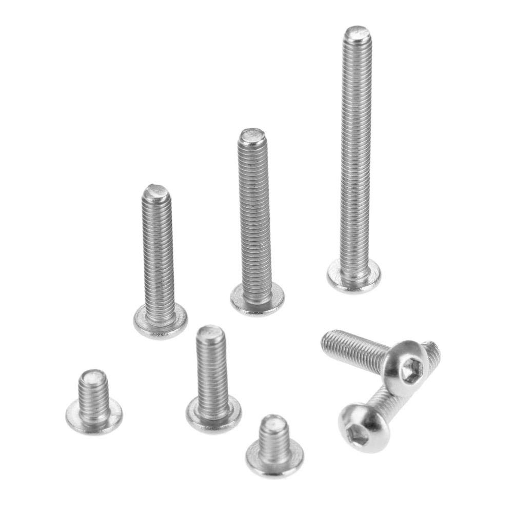 Viti Testa Esagonale M3 X 50mm - Acciaio Inox A2, Filettatura Completa, Confezione Da 4 Pezzi