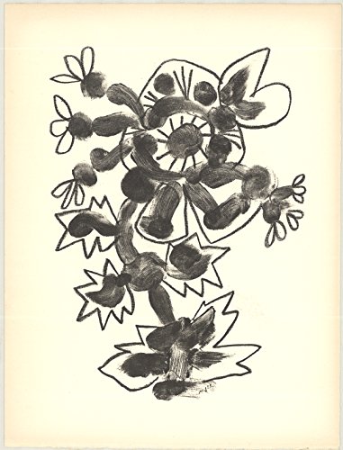 1950 Pablo Picasso De Litografía Mourlot autobiografía d'Homme II