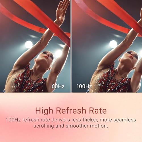 Image of Dell 24 inch Full HD Monitor, IPS Technology, 100Hz Refresh Rate, Comfortview Plus, TUV Rheinland Eye Comfort 3-Star, Ultra-Thin Bezel, HDMI and VGA Connectivity, Tilt Adjustable, VESA Mountable