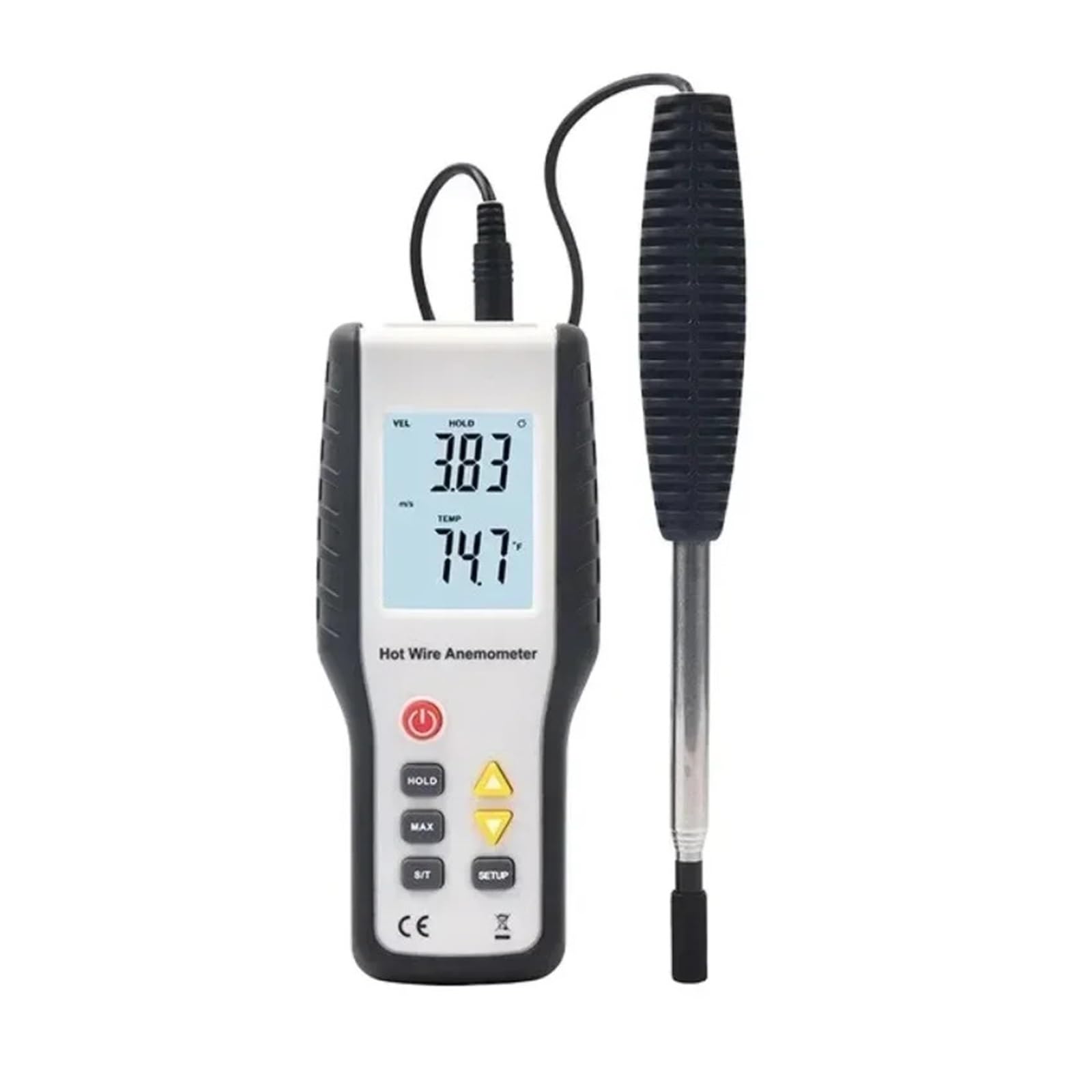 Anemómetro térmico de alambre caliente, anemómetro Digital portátil alta sensibilidad, HT-9829, instrumentos medición