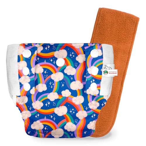 Image of SuperBottoms UNO Pull-up Pant Style Diaper | Cloth Diaper for Babies | Reusable, No Tapes, Easy to Wear, Designed for Active Little Ones | 3M - 3Y | Pack of 1