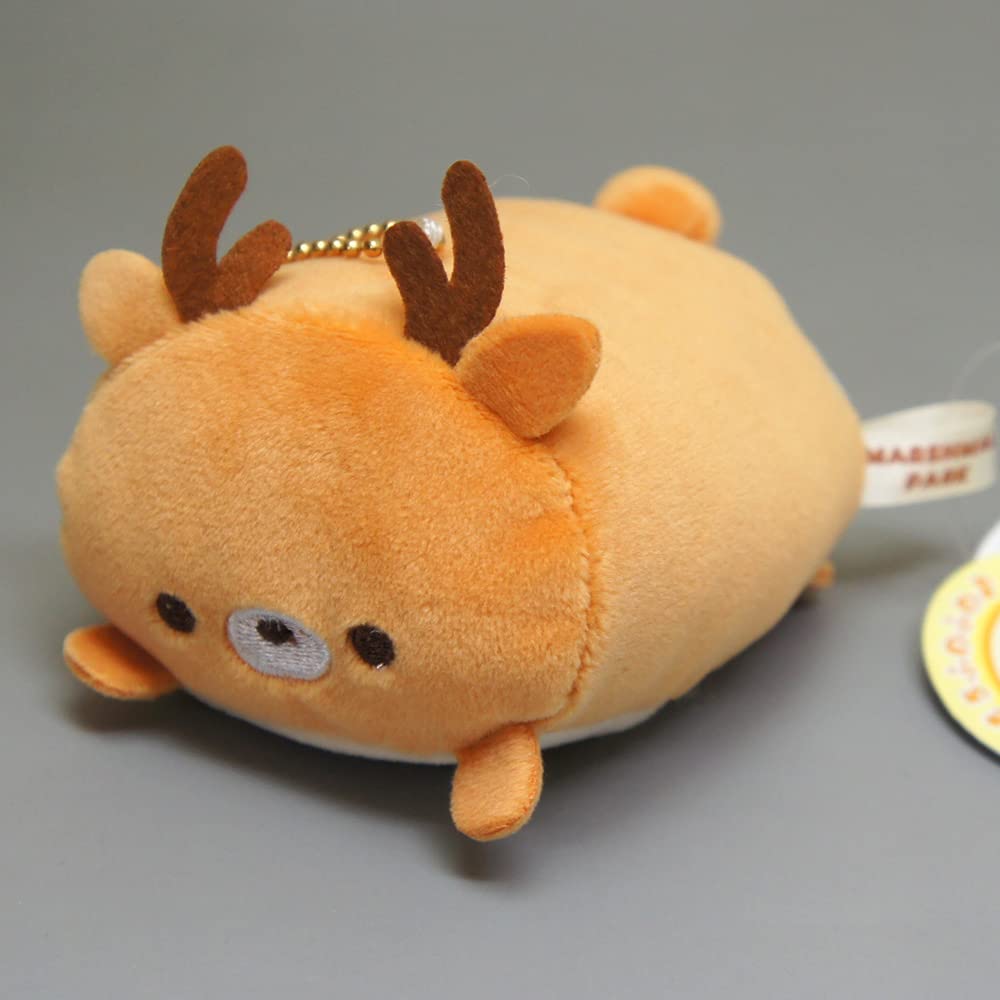 Amazon.co.jp: ましゅマルぱーく ぬいぐるみ プチ 鹿 ボールチェーン