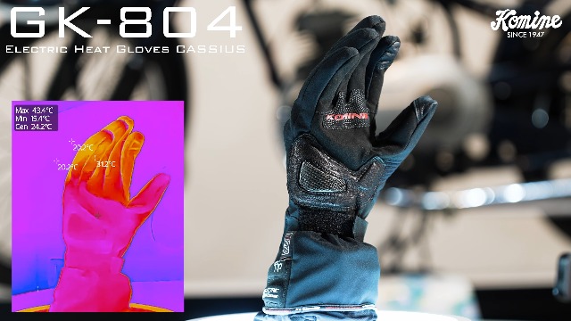 Amazon | コミネ(KOMINE) バイク用 グローブ エレクトリックヒート