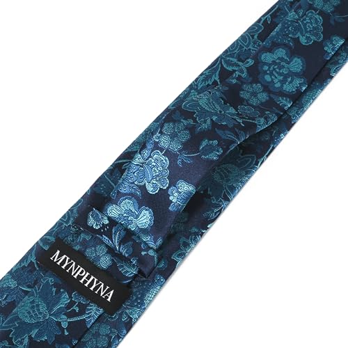 Image of Men's Tie Set with Pocket Square and Cufflinks | 100% microfiber; tie 59 x 3.15 in; square 10 x 10 in; gift box included
