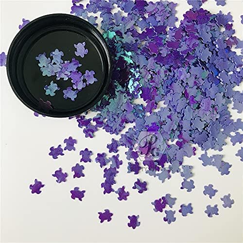 10 Grams/Pack - Sea Turtle Shape Glitter - Festival Rave Beauty Makeup Face Body Nail Art Decoration C06R