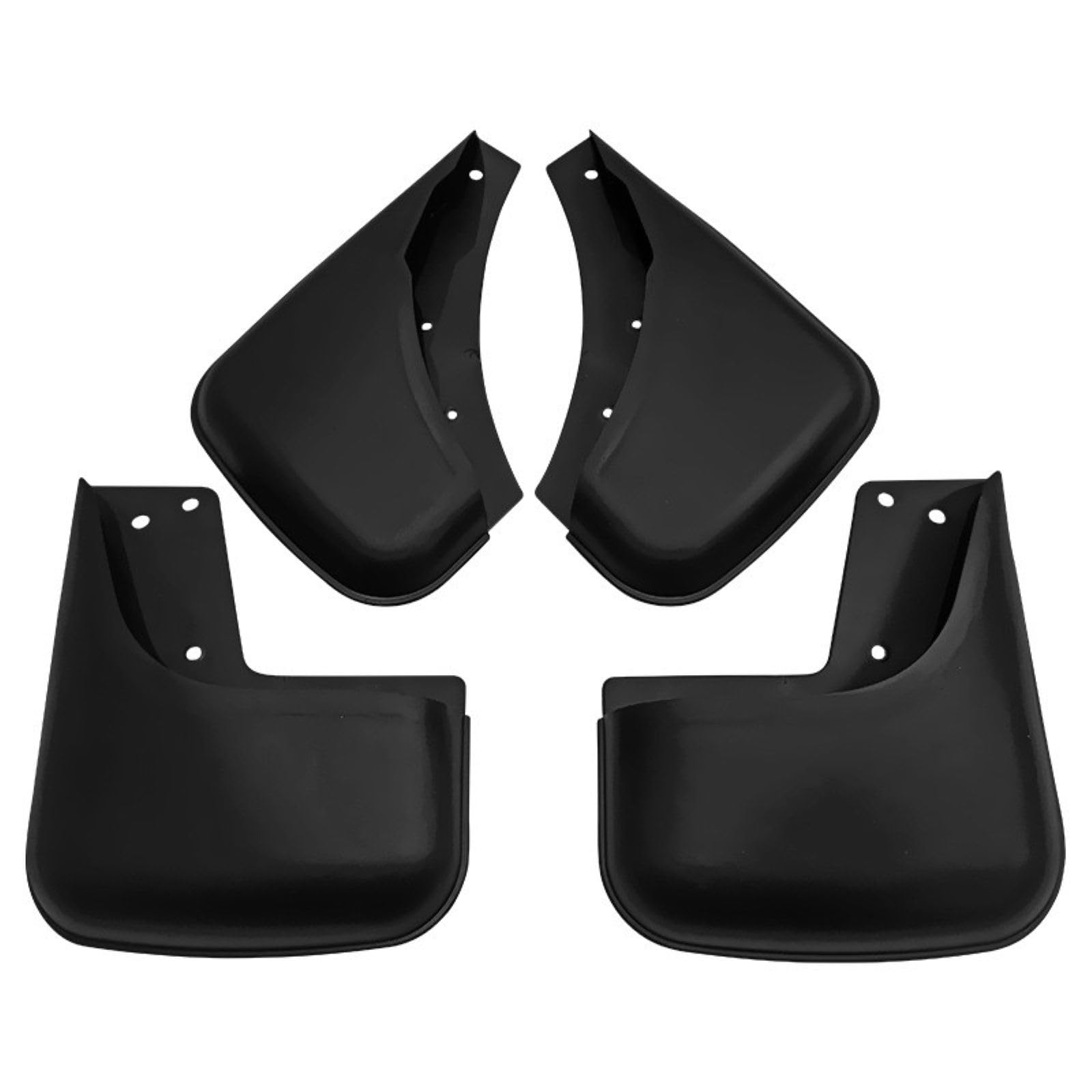 CDQSB 4 Pcs Car Mud Flaps for Santana 2004-2012, Front Rear Fenders Splashproof Splash Guards Mudflaps Protects Accessories