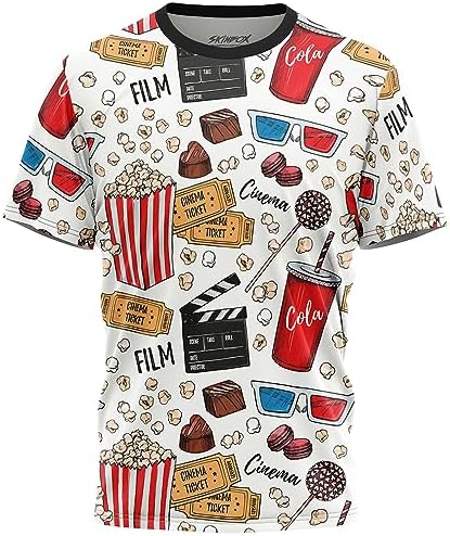 Camiseta Masculina Pop Culture Moderna Versátil Regulação Térmica...