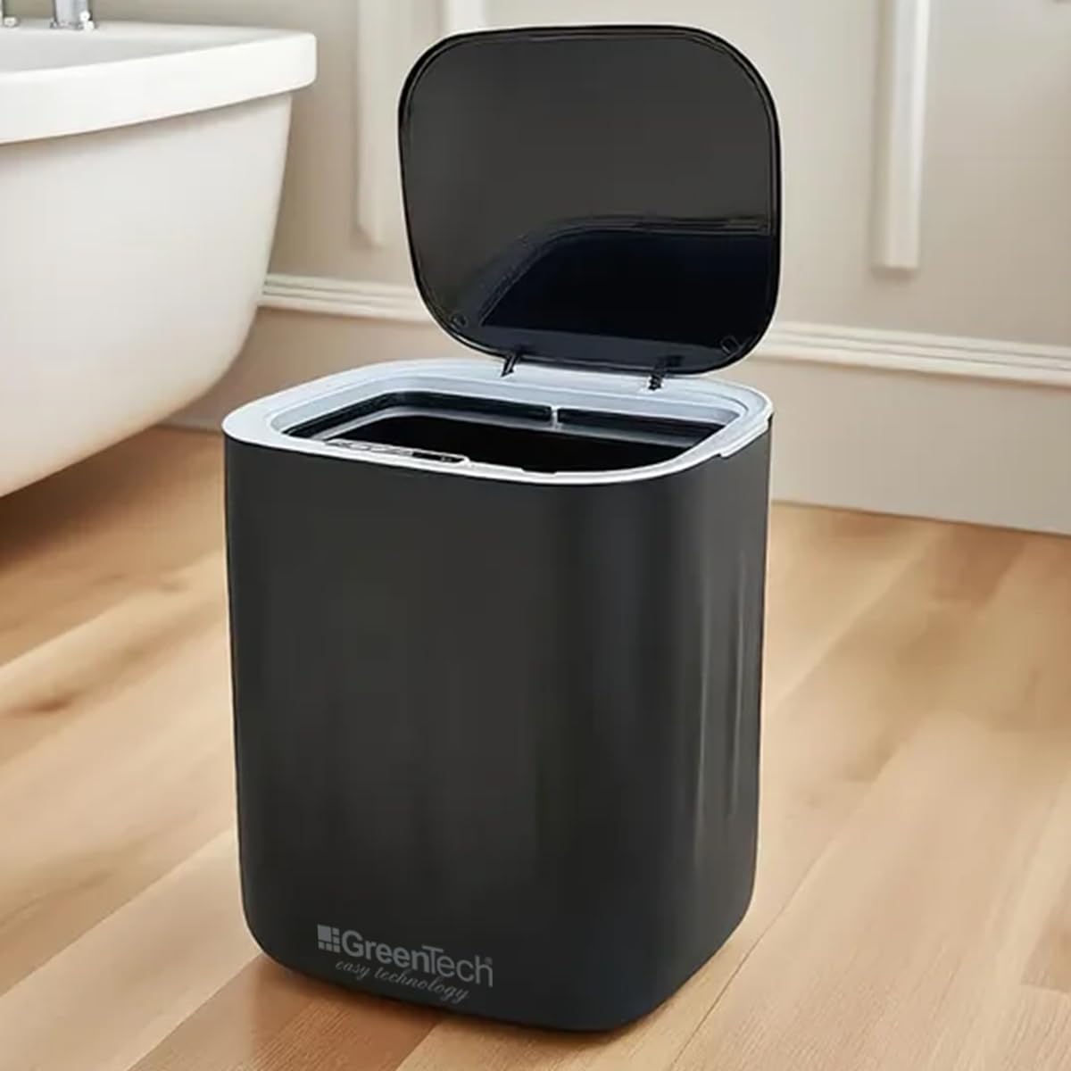 Greentech Sensörlü 28 Litre Çöp Kovası (Şarj Edilebilir Lityum Pilli) / GT-SC07S