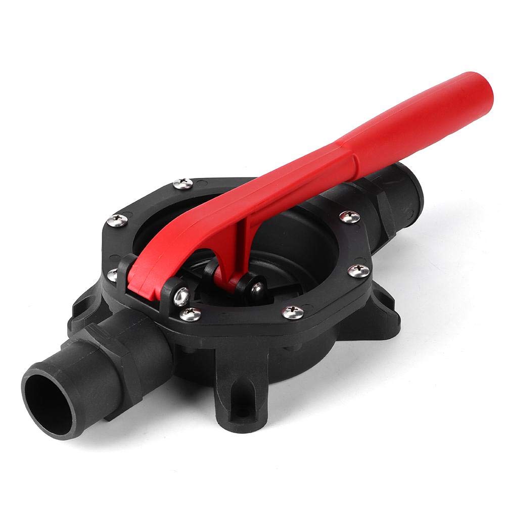 Acouto 720GPH Manual Diaphragm Pump,Plastic Handle Marine Manual Diaphragm Hand Bilge Waste Water Transfer Pump for Boat Yacht,SFDHP-G720-02
