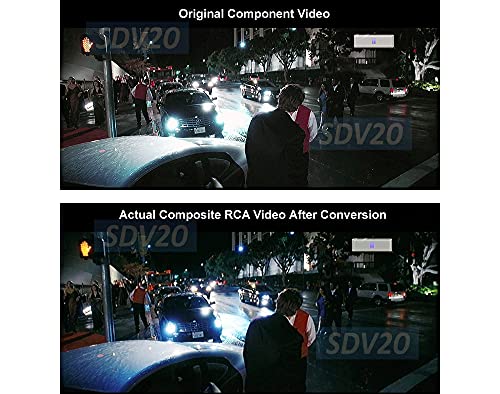 Premium Component Video Ypbpr To Cvsb Rca Video Down Converter #TOP3