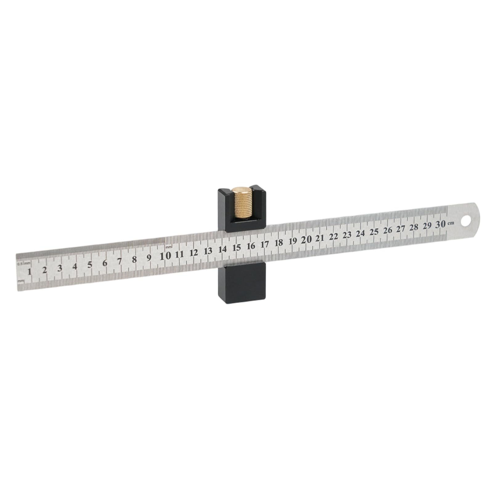 Steel Positioning Jigs with Angles Marking Precisions Scriber Combination Square for Measurement Accuracy Woodworking Ruler Stop