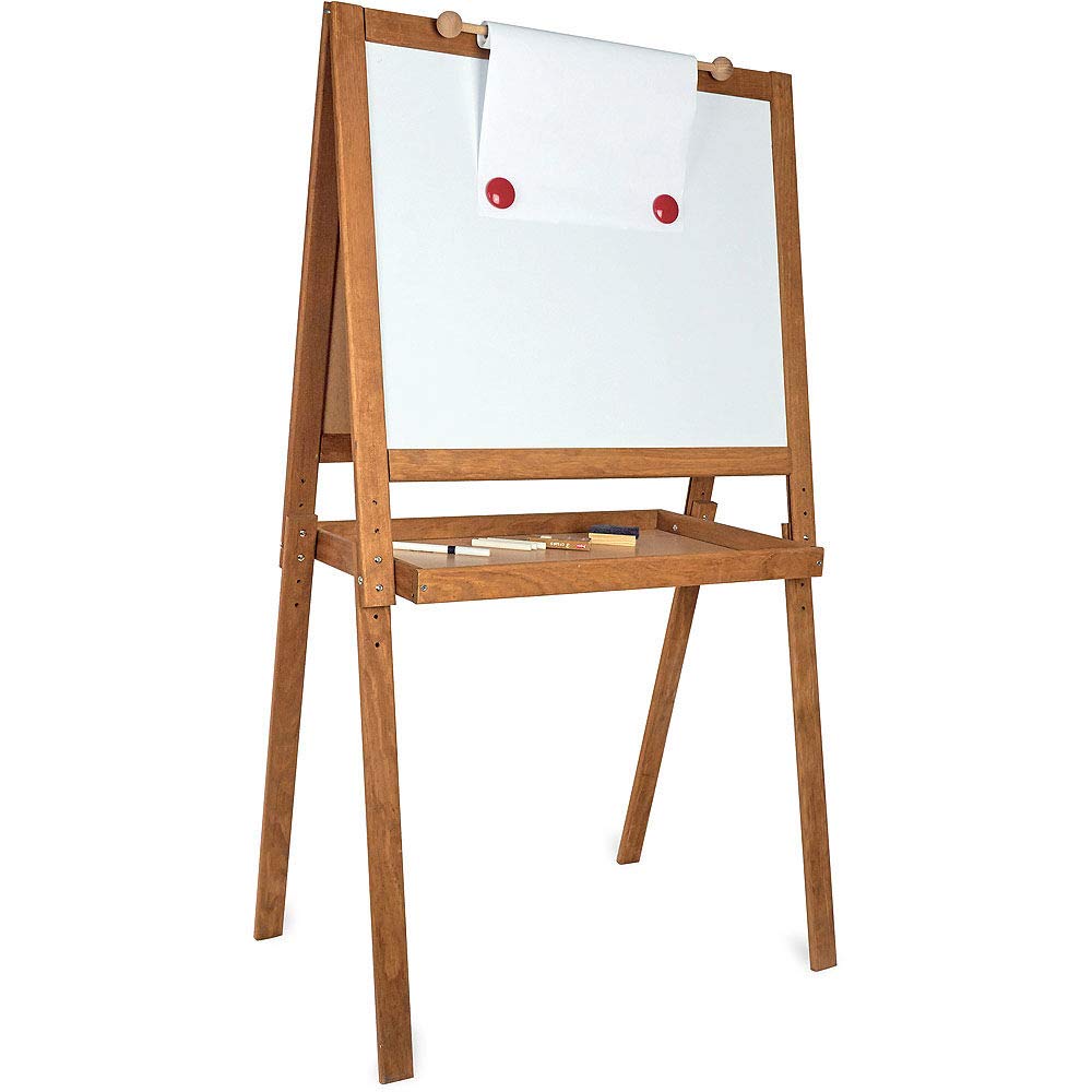 VILAC - Jeux et Jouets - Grand Tableau d'écolier Vintage - Double face : craies et magnétique pour feutres et aimants - Jeu pour Enfants dès 3 ans - Fabriqué en France - 6709