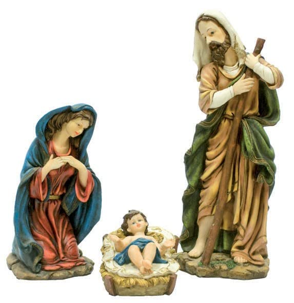 Joy Christmas Tris Nativita' Presepe in Resina 72 cm, 3 Pezzi 41925